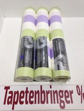 Vliestapete P+S 3x 13174-30 (3Rollen) Streifenmuster Weiß Lila Grün Restposten