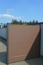 WPC Alu Sichtschutz Zaun