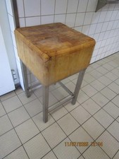 Hackklotz Fleischerblock Metzger Hackblock Buche