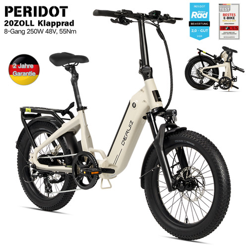 Deruiz peridot bike klapprad - deruiz, e-bike