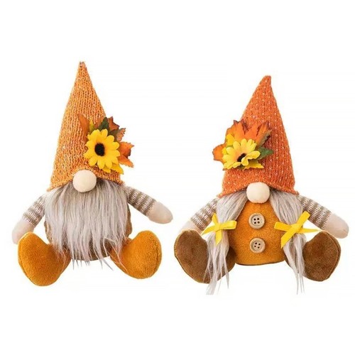 1pair handmade autumn gnomes - handmade,