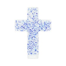 Glaskreuz INRI 25cm aus Fusing