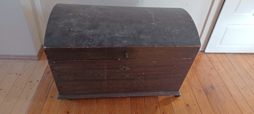 Alte antike truhe mit - alte,