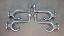 Vier art deco garderobenhaken - vier,