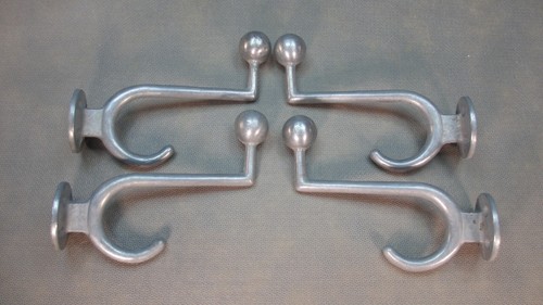 Vier art deco - art, garderobenhaken