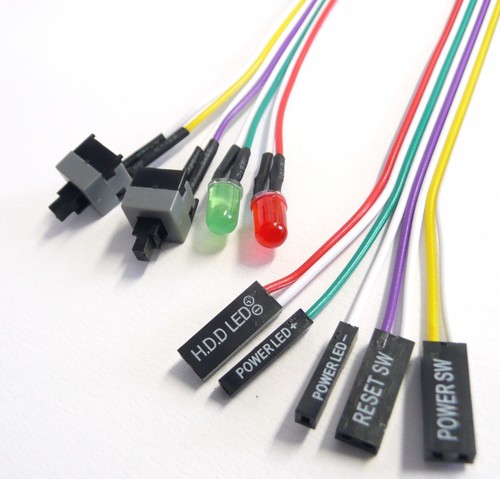 Power und reset taster - und, aus