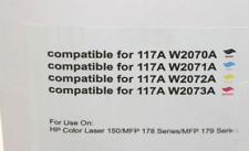 TONER Kompatibel  für HP 117A W2070A Color Laser MFP 179fwg 178nwg 150a mit Chip