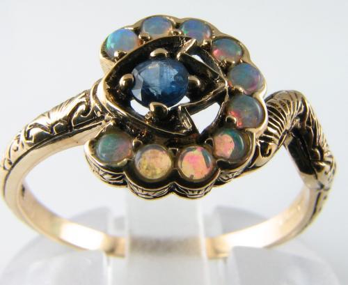 Snake 9ct gold ring - 9ct, mit