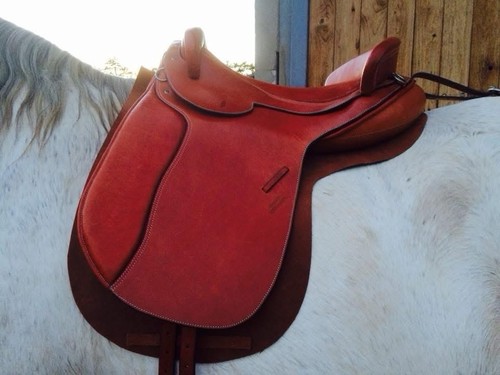 Spanischer sattel braunes - sattel,