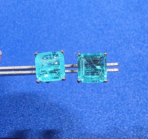 Ohrstecker neon blau - neon,