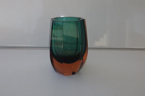 Murano sommerso vase - murano,