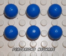 Lego 6 x Kugel Kugelgelenk blau #32474 #18384 NEUWARE