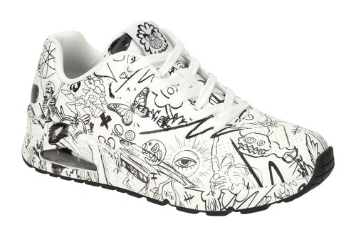 Skechers schuhe uno - schuhe, weiß