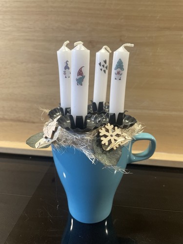 Adventskranz tassenkranz - adventskranz,