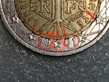 2 Euro Münze * Liberte