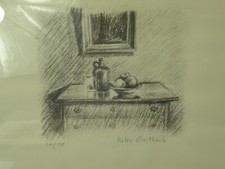 Lithographie, signiert Peter Großbach, Freudenstadt, limitierte Auflage 31/70