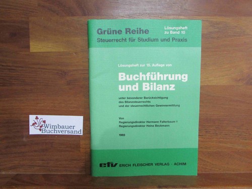Buchführung und bilanz teil - bilanz;,