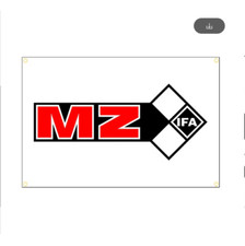 MZ Zschopau Motorrad Flagge
