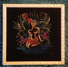 Tiki Velour Gemälde Velvet