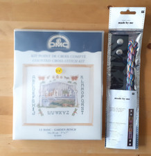 2x STICK-Set * OVP * Armband zum Besticken + Le Banc Garden Bench Gartenbank