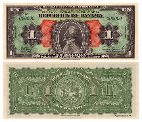Panama balboa 1941 - panama,, 1