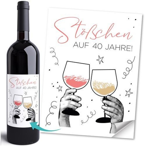 Weinetiketten geburtstag - weinetiketten,