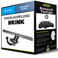 Abnehmbare Anhängerkupplung für RENAULT Twingo 14-19 III Typ BCM, BCA Brink NEU
