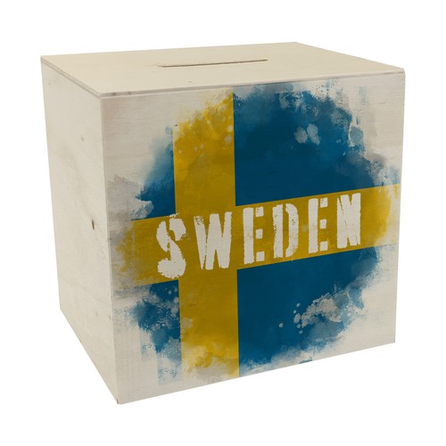 Spardose aus holz mit - aus,
