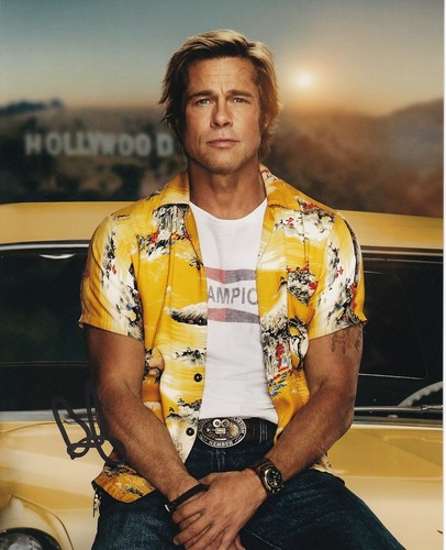 Brad pitt signed - signed, autogramm