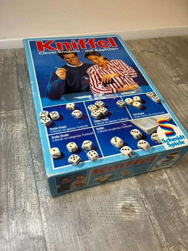 Kniffel gesellschaftsspiel - kniffel,