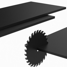 10mm MDF-Platte schwarz