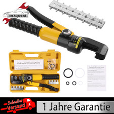 Hydraulische Presszange 4-70 mm² Quetschzange Kabelschuhe Pressbacken 10 Ton