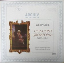 Georg Friedrich Händel, Schola Cantorum Basiliensis, August Wenzinger LP 208835