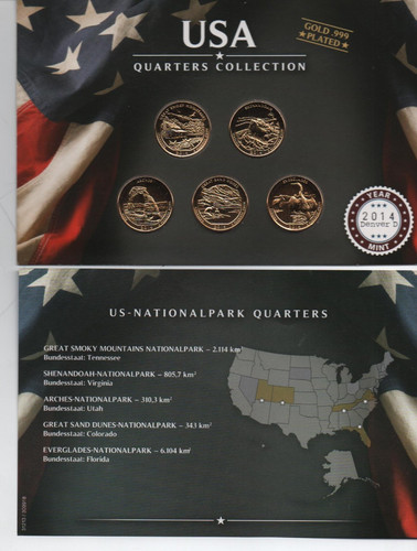 Usa quarters collection - usa,