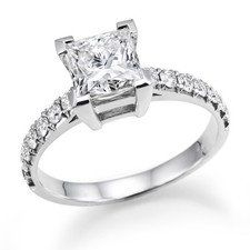 Solitär Hochzeit Ring 2,20