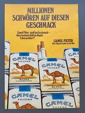 Camel Filter Eine Zigarette geht um die Welt 1970 Vintage Ad Werbung Reklame