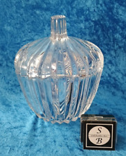 B24/89  Villeroy & Boch Paloma Picasso Platano Kristallschale mit Deckel H=18 cm