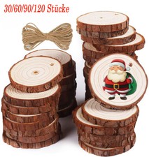 120 Stück Holzscheiben