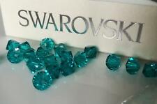 3mm Swarovski® Kristall Blau/Grün Bicone Doppelkegel 25x Art 5301/5328 FARBWAHL