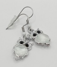 1x Paar Eulen Strass