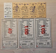 Deutsche Reichsbahn Fahrkarten 1984 Vogtland