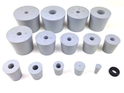 Gummistopfen mit 9mm - , loch