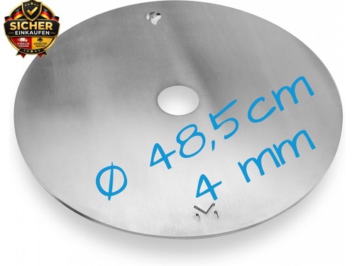 Grillplatte feuerplatte ø48 - grillplatte,