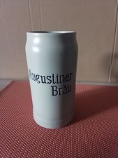 Seltener Augustiner Bierkrug Wiesenkrug 1 Liter