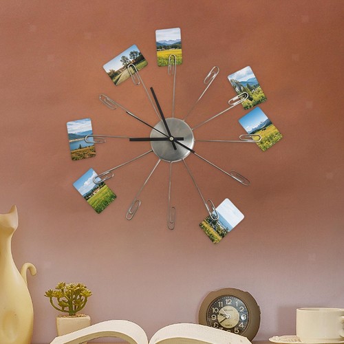 Familienfoto wanduhr - familienfoto,