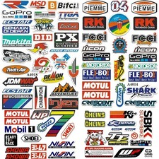 Motorrad aufkleber set tuning - aufkleber,