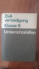 Zivilverteidigung Klasse 9 Unterrichtshilfen * Lehrer Schulbuch DDR 1985