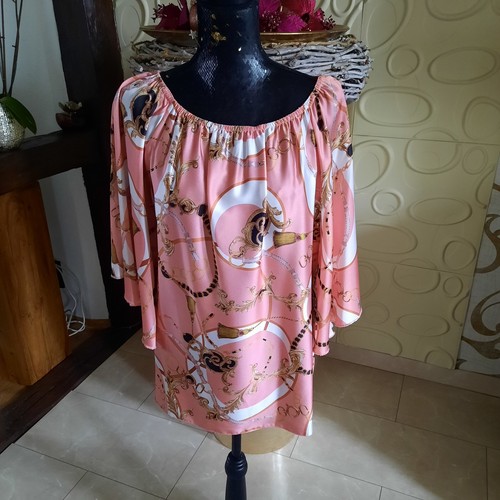Bluse aus italien oversize - aus, italien,