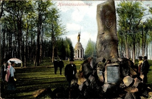 Detmold teutoburger wald - ak,