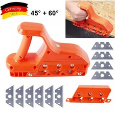 Kantenhobel Für Gipskarton 45°+60° Gipskartonplatten Schnellschneider 10 Klingen